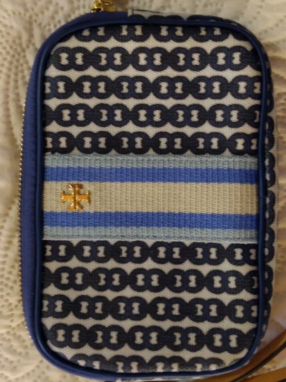 Tory Burch Gemini Link Canvas Wristlet Wallet